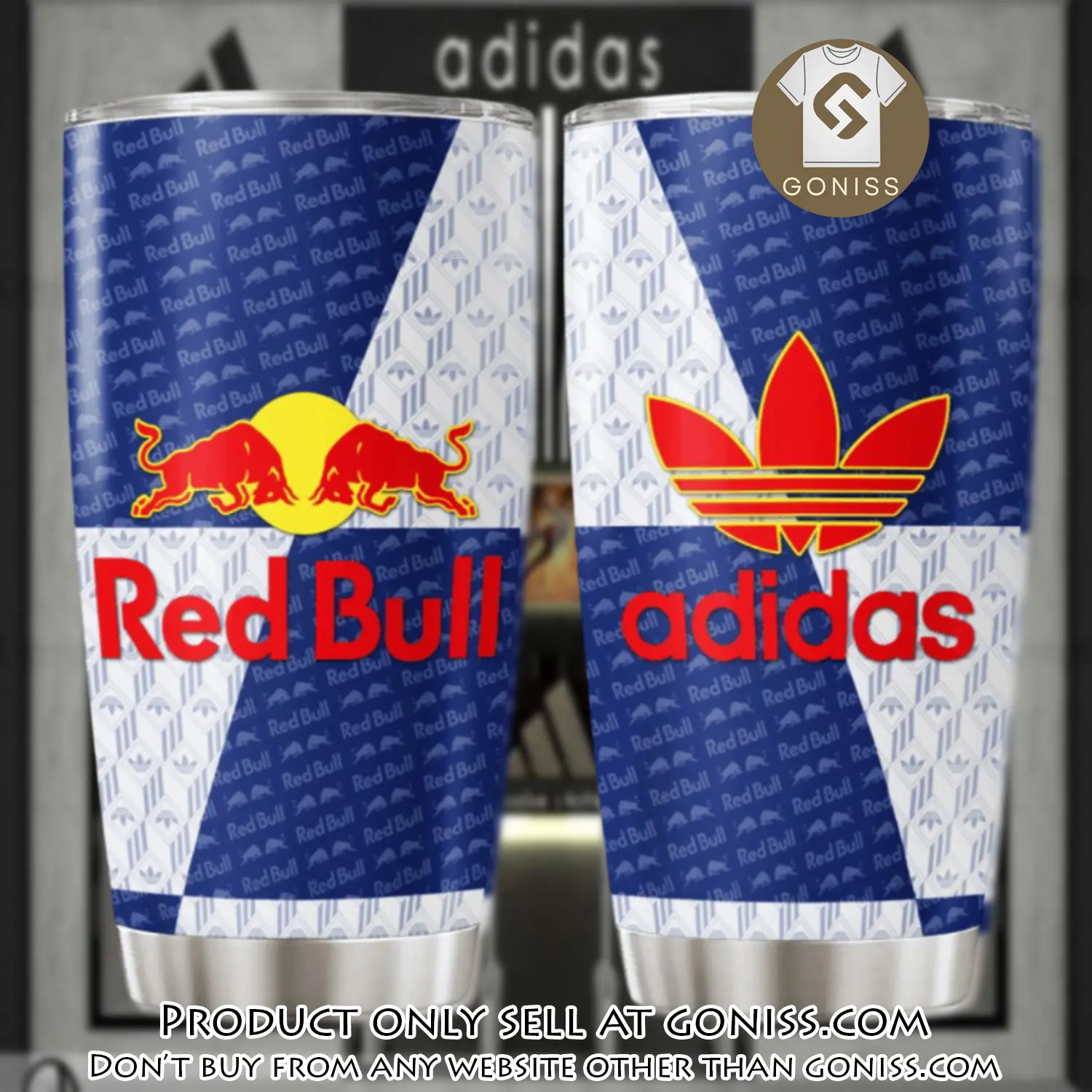 Adidas red bull stainless steel tumbler 20oz30oz gn0609658